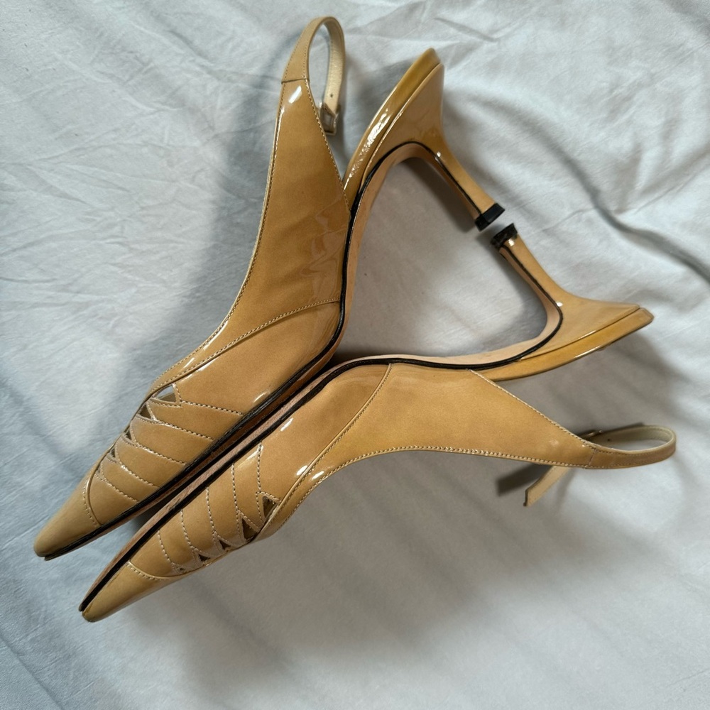 ❤️SOLD❤️ Jimmy Choo Patent Slingback Heels - Picture 2 of 9